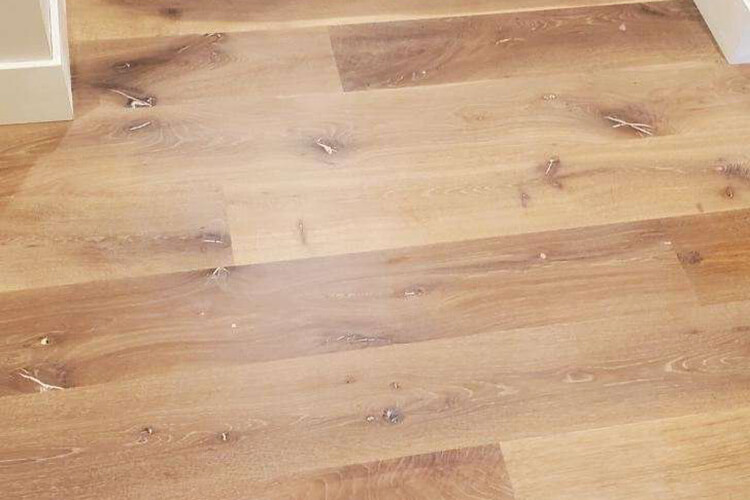 Refinished oak with penetrating oil