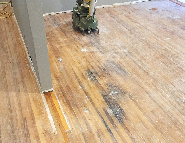 Pet stains in hardwood floor
