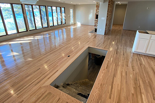 Oak Hardwood Floor Restoration Fargo